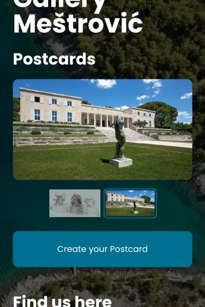 Digitalna razglednica Galerije Meštrović