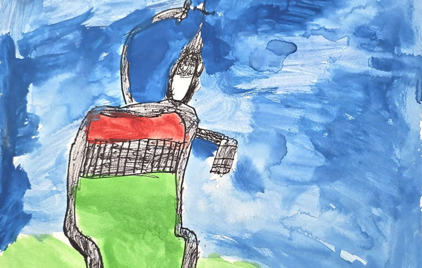 Luka Šustić, 1. razred, Gurgur Ninski, OŠ Primorski Dolac, mentor: Luciana Škabar Mitrović