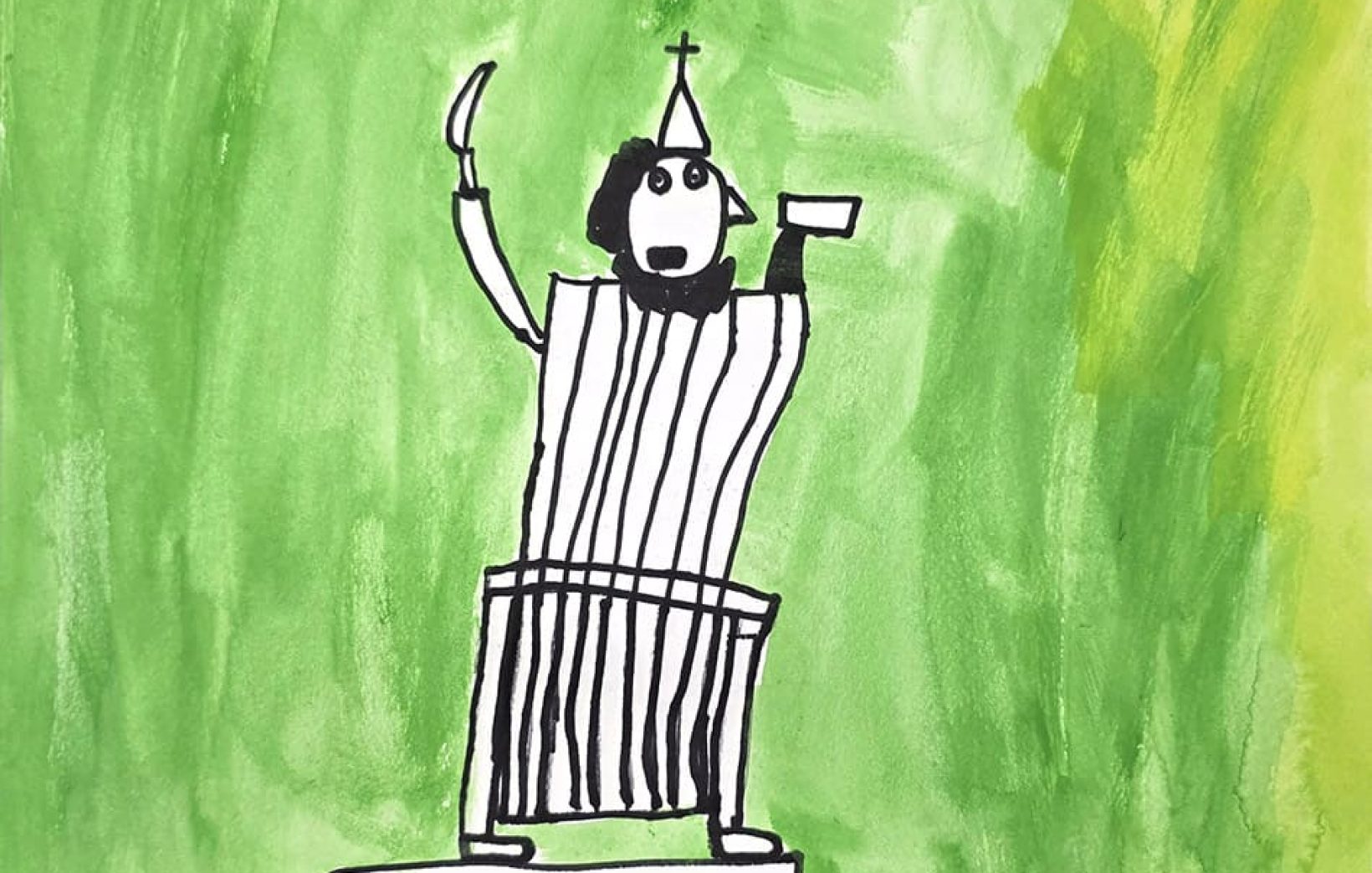 Roko Vrzina, 1. razred , Gurgur Ninski, OŠ Primorski Dolac, mentor: Luciana Škabar Mitrović