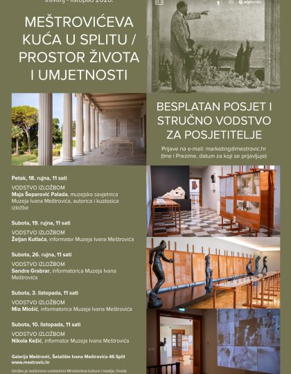 Stručno vodstvo izložbom - plakat