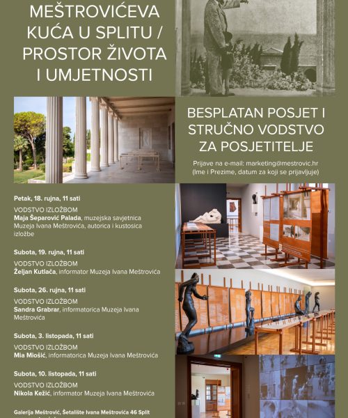 Stručno vodstvo izložbom - plakat